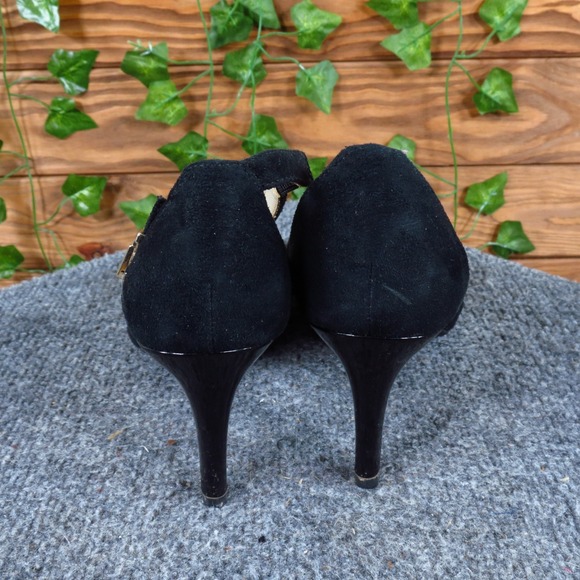 LifeStride Maria Women Heel Size 7.5 Medium Dress Wedding Party Black Textile - Picture 4 of 6